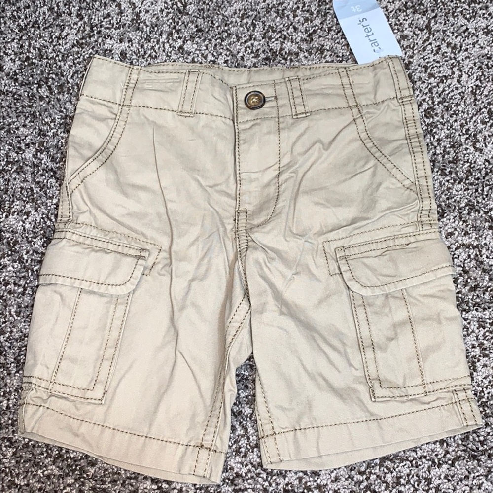 Carters Boys Tan Khaki Shorts SZ.3T